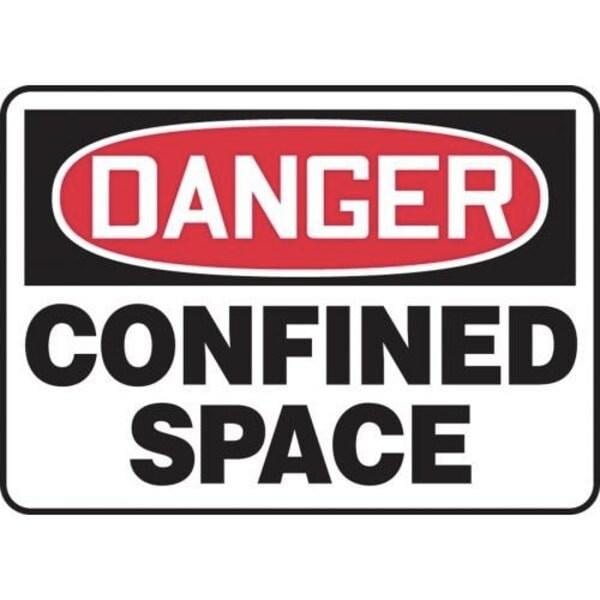 Accuform OSHA DANGER SAFETY SIGN CONFINED MCSP116XP MCSP116XP - main